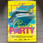 Download Cruise Party Event Flyer - PSD Template