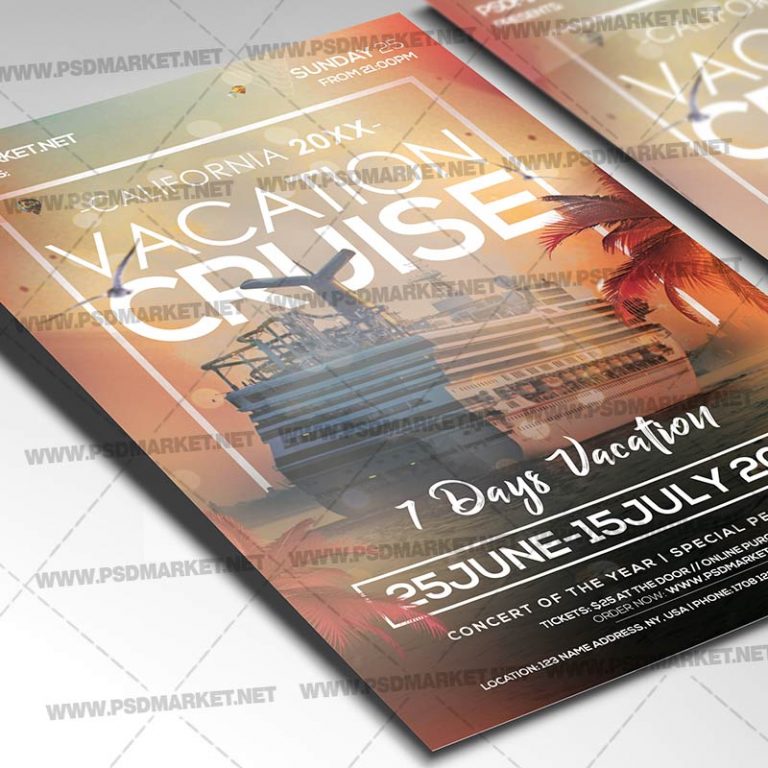 Download Cruise Night Flyer - PSD Template | PSDmarket