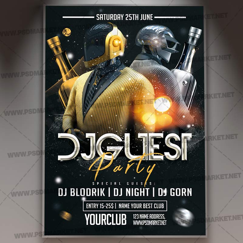 dj_guest_party_flyer_psd_psdmarket_1.jpg Download Dj Guest Party Flyer - PSD Template