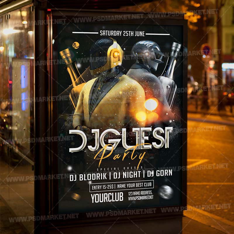 dj_guest_party_flyer_psd_psdmarket_3.jpg Download Dj Guest Party Flyer - PSD Template-3