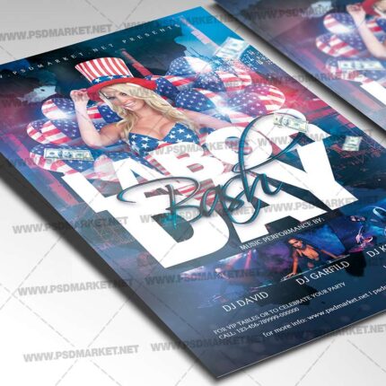 Download Labor Day Bash Flyer - PSD Template-2