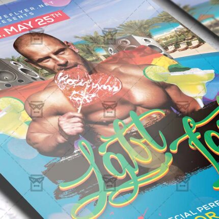 Download LGBT Fest PSD Flyer Template Now