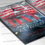 Download Memorial Day Weekend Flyer - PSD Template-2
