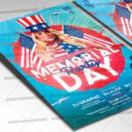 Download Memorial Party Flyer - PSD Template-2