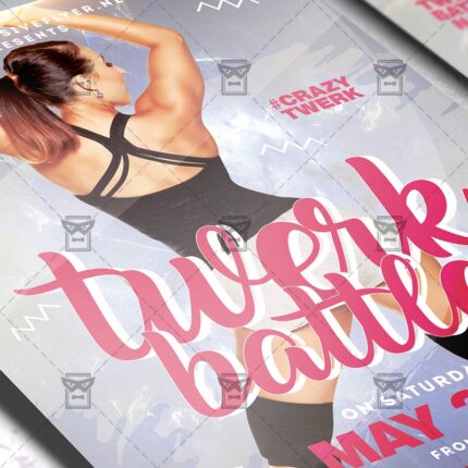 Download Twerk Battle PSD Flyer Template Now