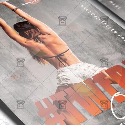 Download Twerk Out Party PSD Flyer Template Now