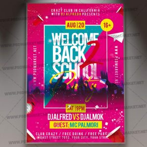 Download Back 2 School Event Flyer - PSD Template