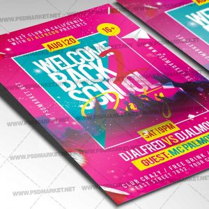 Download School Party Flyer - PSD Template | PSDmarket