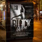 Download Black White Party Flyer - PSD Template-3