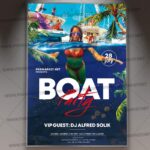 Download Boat Party Flyer - PSD Template