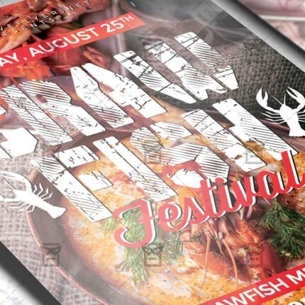 Download Crawfish Festival PSD Flyer Template Now