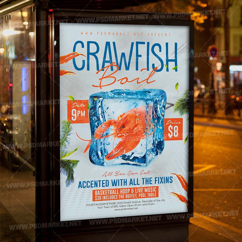 crawfish_festival_flyer_psd_psdmarket_3.jpg Download Crawfish Festival Flyer - PSD Template-3