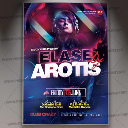 Download Dj Special Guest Flyer - PSD Template