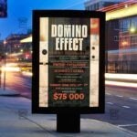 Download Domino Effect PSD Flyer Template Now