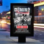 Download Dominoes Tournament PSD Flyer Template Now