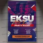 Download Eksu Party Flyer - PSD Template