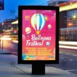 Download Festival of Balloons PSD Flyer Template Now