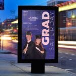Download Grad Saturday PSD Flyer Template Now