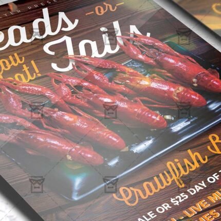 Download Massive Crawfish Boil PSD Flyer Template Now