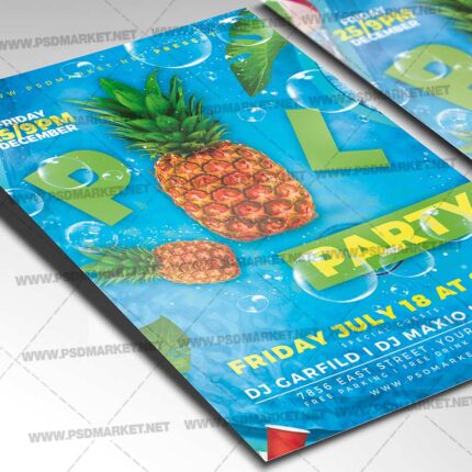 Download Pool Event Party Flyer - PSD Template-2