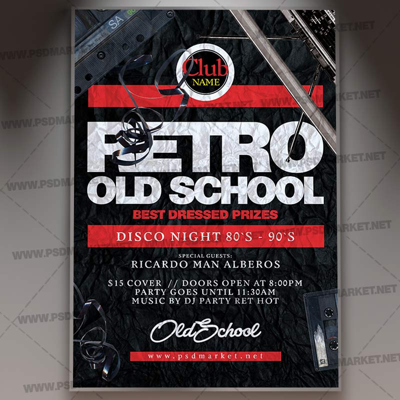 retro_flyer_psd_psdmarket_1.jpg Download Retro Flyer - PSD Template