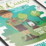 Download Scout Camp PSD Flyer Template Now