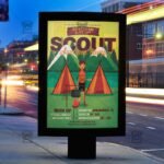 Download Scout Summer Camp PSD Flyer Template Now