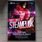 Download Steampunk Flyer - PSD Template
