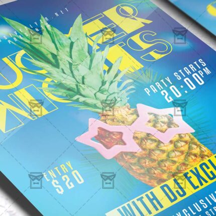 Download Summer Nights PSD Flyer Template Now