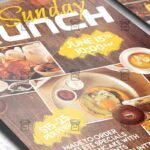 Download Sunday Brunch Event PSD Flyer Template Now