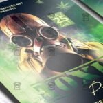 Download Toxic Party PSD Flyer Template Now