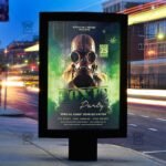 Download Toxic Party PSD Flyer Template Now