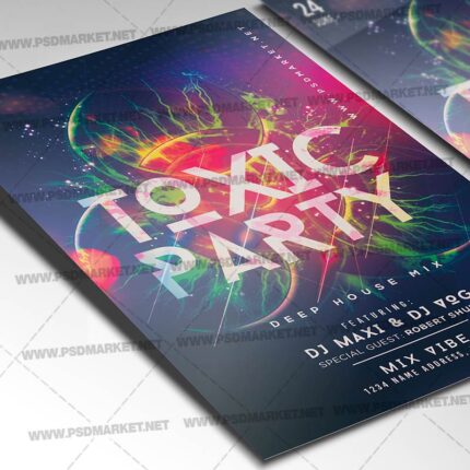 Download Toxic Party Flyer - PSD Template-2