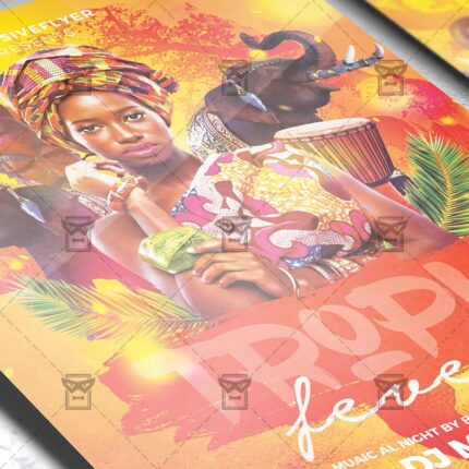 Download Tropic Fever PSD Flyer Template Now
