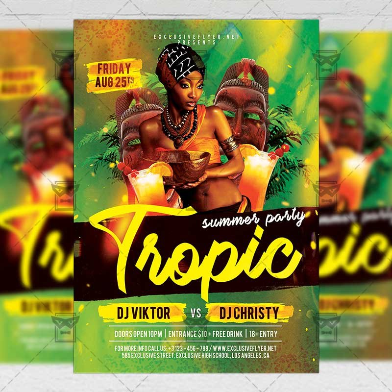 tropic_summer_party-premium-flyer-template-1.jpg Download Tropic Summer Party PSD Flyer Template Now