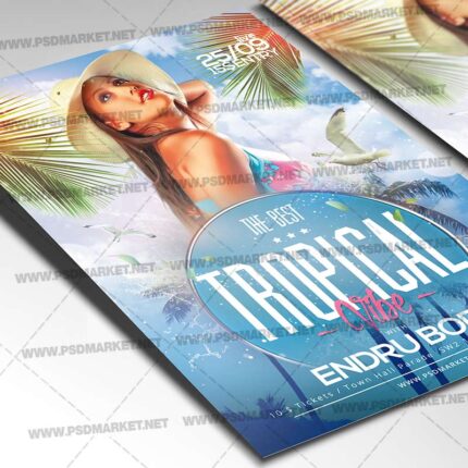 Download Tropical Vibe Flyer - PSD Template-2