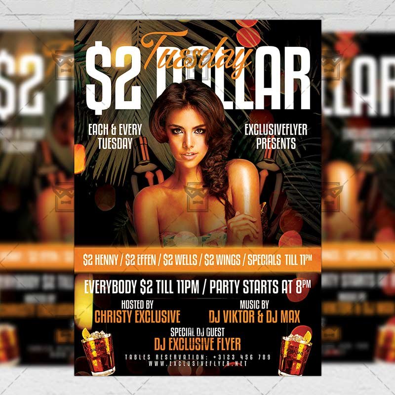two_dollar_tuesday-premium-flyer-template-1.jpg Download Two Dollar TuesdayPSD Flyer Template Now