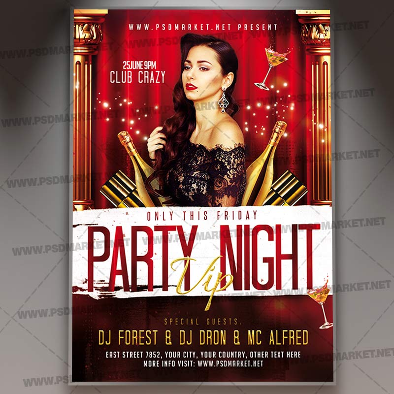 vip_party_night_flyer_psd_psdmarket_1.jpg Download VIP Party Night Flyer - PSD Template