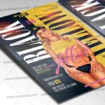 Download Black and Yellow Party Flyer - PSD Template-2