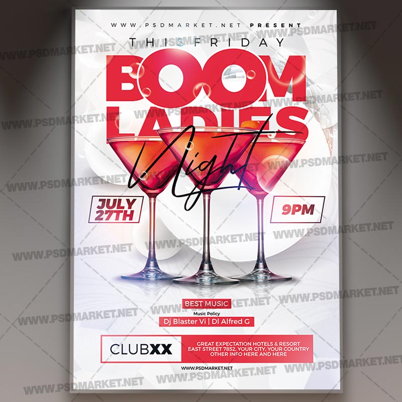 boom_ladies_night_flyer_psd_psdmarket_1.jpg Download Boom Ladies Night Flyer - PSD Template