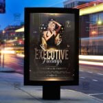 Download Executive Fridays PSD Flyer Template Now