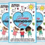 Download Happy Friendship Day PSD Flyer Template Now