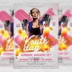 Download International Youth Day PSD Flyer Template Now
