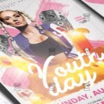 Download International Youth Day PSD Flyer Template Now