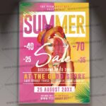 Download Summer Sale Event Flyer - PSD Template