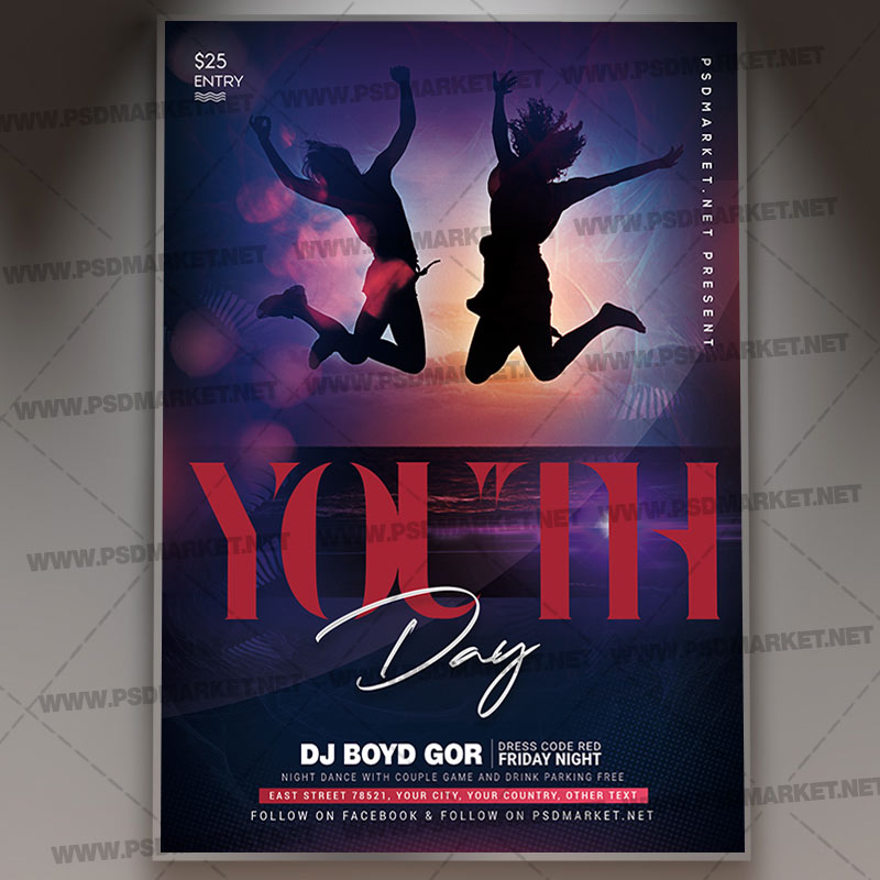 youth_day_flyer_psd_psdmarket_1.jpg Download Youth Day Flyer - PSD Template