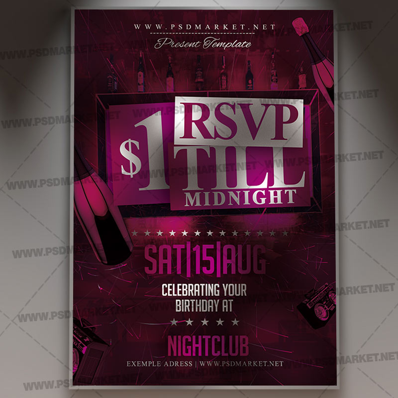 1_party_flyer_psd_psdmarket_1.jpg Download $1 Party Flyer - PSD Template