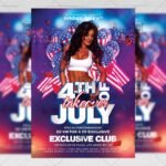 Download 4th of July Takeover PSD Flyer Template Now