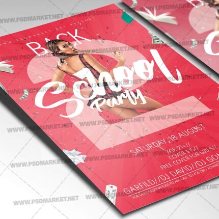 Download Back 2 School Party Event Flyer - PSD Template-2