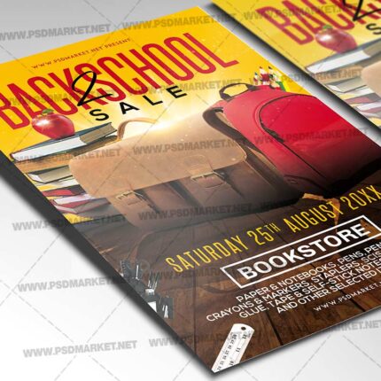 Download Download Back 2 School Sale Flyer - PSD Template-2